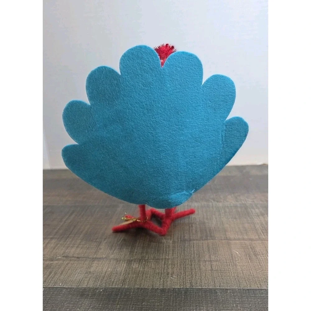 Featherly Friends Felt Blue Bird Valentines 2020 Peabo Peacock MISSING SEQUINS